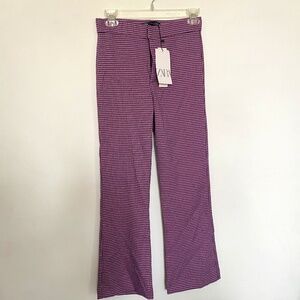 Pink Houndstooth Trousers